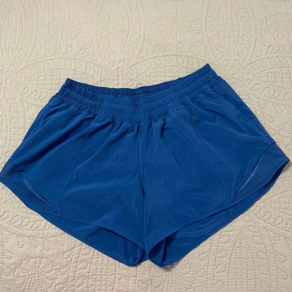 Lululemon Hotty Hot Short II, Long 4" Royal - Picture 4 of 9